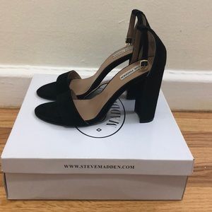 Steve Madden Carrson black suede